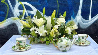 White Elegance Table Arrangement